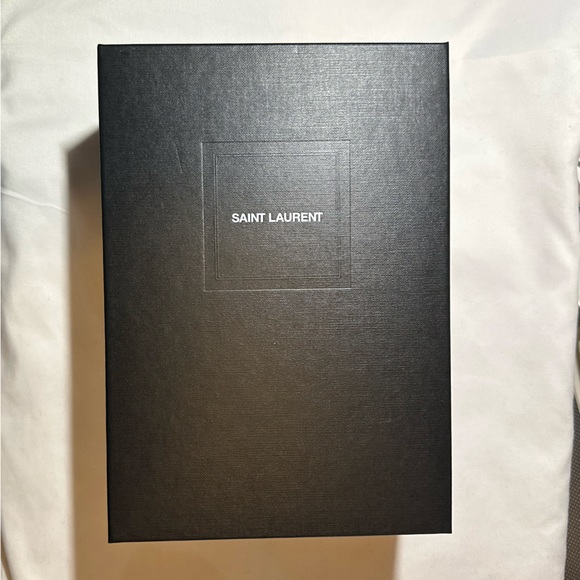 Saint Laurent Loulou Puffer Denim Pouch - Picture 6 of 16